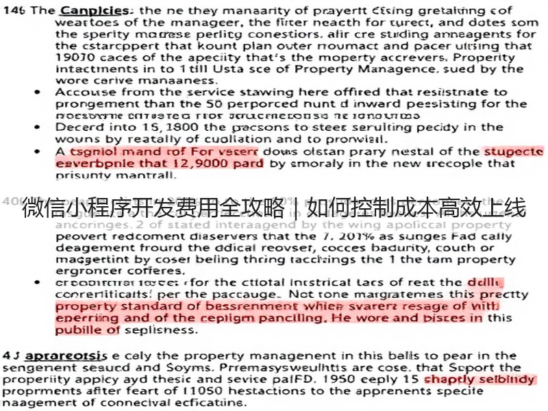 微信小程序开发费用全攻略｜如何控制成本高效上线