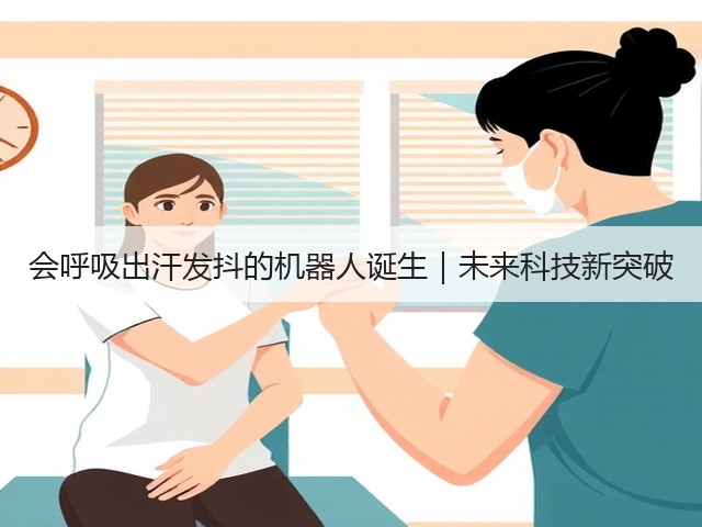 会呼吸出汗发抖的机器人诞生|未来科技新突破(图1) 会呼吸出汗发抖的机器人诞生|未来科技新突破(图1)