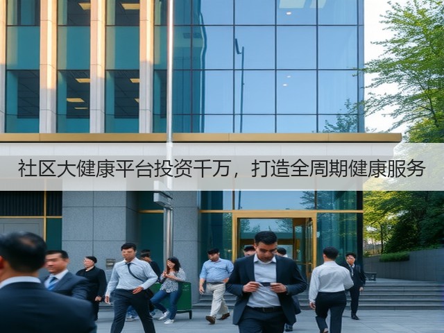 社区大健康平台投资千万，打造全周期健康服务(图3)