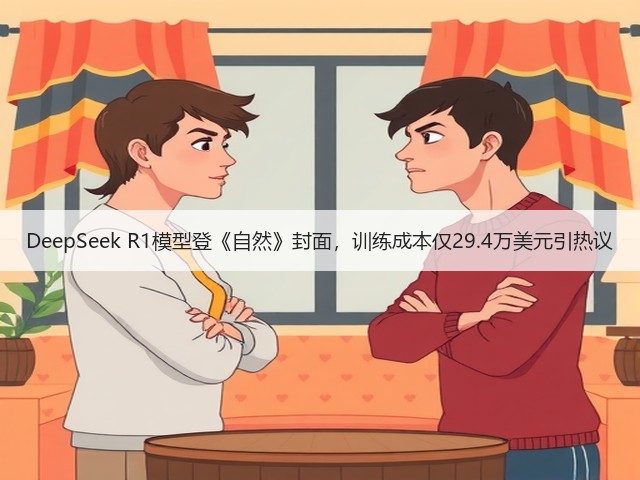 DeepSeek R1模型登《自然》封面，训练成本仅29.4万美元引热议(图1)