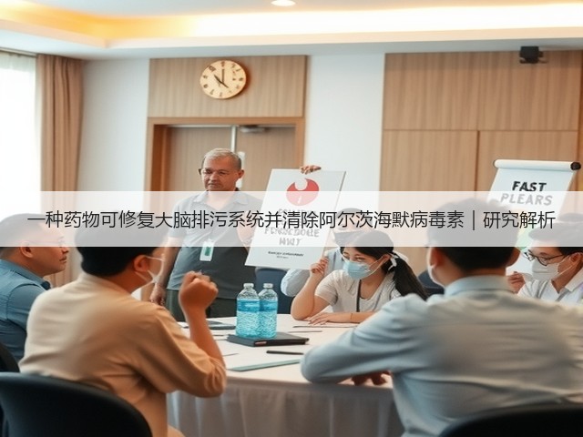 一种药物可修复大脑排污系统并清除阿尔茨海默病毒素|研究解析(图3) 一种药物可修复大脑排污系统并清除阿尔茨海默病毒素|研究解析(图3)