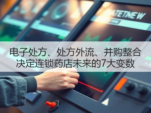 电子处方、处方外流、并购整合 决定连锁药店未来的7大变数(图2)