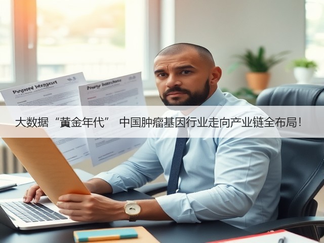 大数据“黄金年代” 中国肿瘤基因行业走向产业链全布局!(图3) 大数据“黄金年代” 中国肿瘤基因行业走向产业链全布局!(图3)