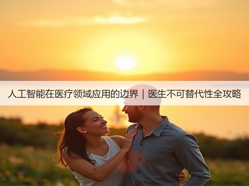 人工智能在医疗领域应用的边界｜医生不可替代性全攻略