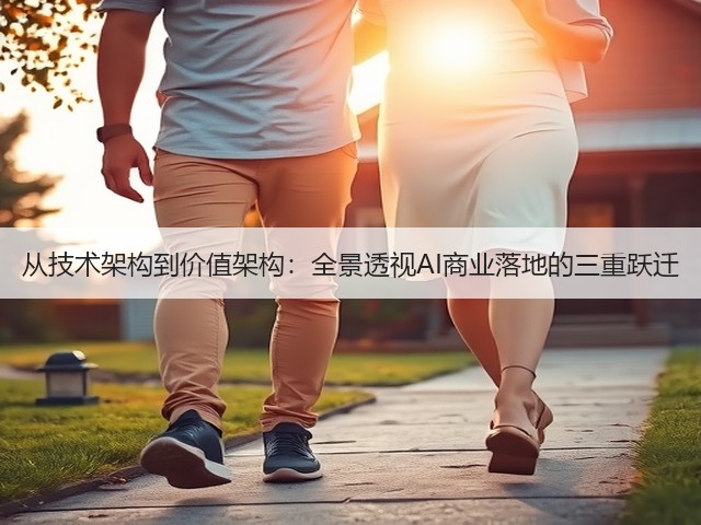 从技术架构到价值架构:全景透视AI商业落地的三重跃迁(图2) 从技术架构到价值架构:全景透视AI商业落地的三重跃迁(图2)