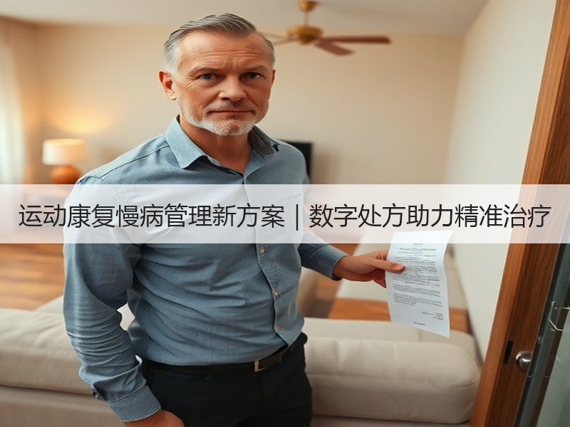 运动康复慢病管理新方案｜数字处方助力精准治疗