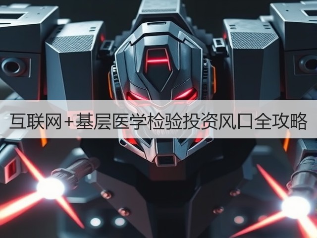 互联网+基层医学检验投资风口全攻略(图2) 互联网+基层医学检验投资风口全攻略(图2)