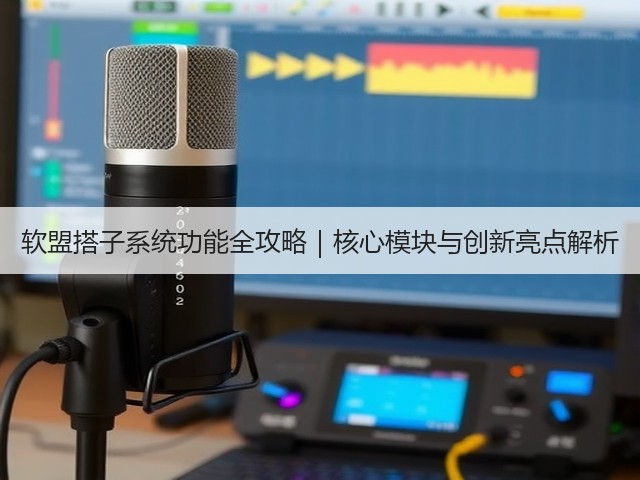 软盟搭子系统功能全攻略|核心模块与创新亮点解析(图3) 软盟搭子系统功能全攻略|核心模块与创新亮点解析(图3)