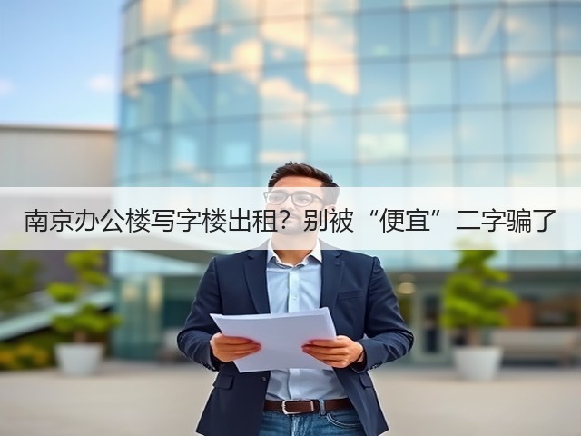南京办公楼写字楼出租?别被“便宜”二字骗了(图2) 南京办公楼写字楼出租?别被“便宜”二字骗了(图2)