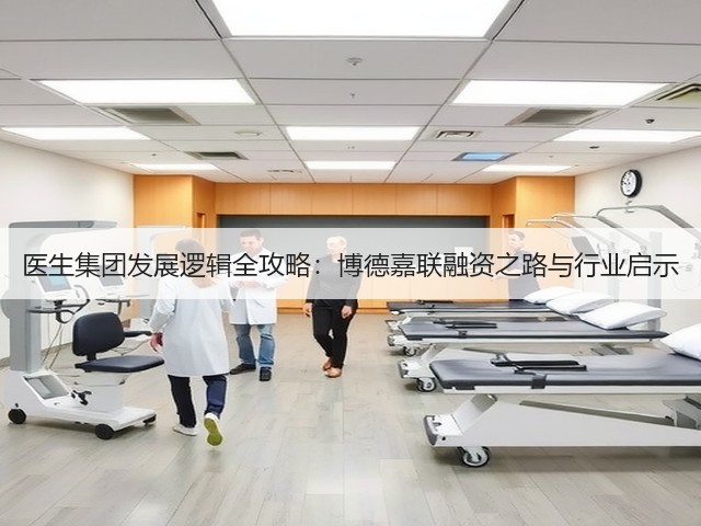 医生集团发展逻辑全攻略:博德嘉联融资之路与行业启示(图3) 医生集团发展逻辑全攻略:博德嘉联融资之路与行业启示(图3)
