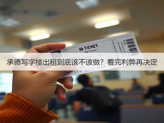 承德写字楼出租到底该不该做?看完利弊再决定(图3) 承德写字楼出租到底该不该做?看完利弊再决定(图3)