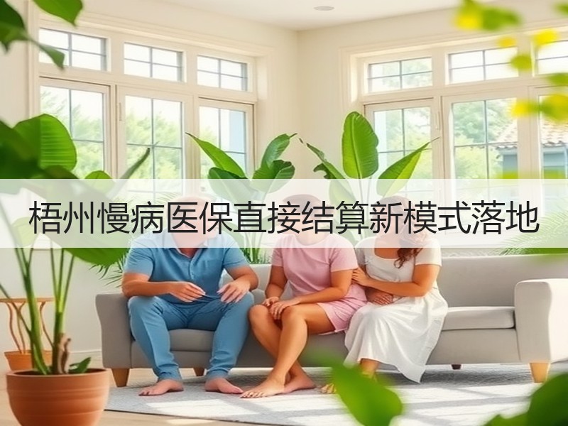 梧州慢病医保直接结算新模式落地