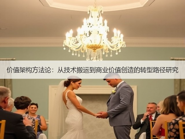 价值架构方法论:从技术搬运到商业价值创造的转型路径研究(图2) 价值架构方法论:从技术搬运到商业价值创造的转型路径研究(图2)