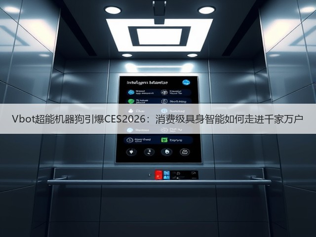 Vbot超能机器狗引爆CES2026:消费级具身智能如何走进千家万户(图1) Vbot超能机器狗引爆CES2026:消费级具身智能如何走进千家万户(图1)