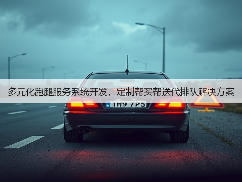 多元化跑腿服务系统开发，定制帮买帮送代排队解决方案