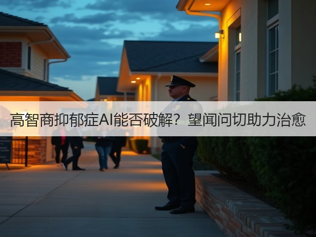 高智商抑郁症AI能否破解?望闻问切助力治愈(图1) 高智商抑郁症AI能否破解?望闻问切助力治愈(图1)