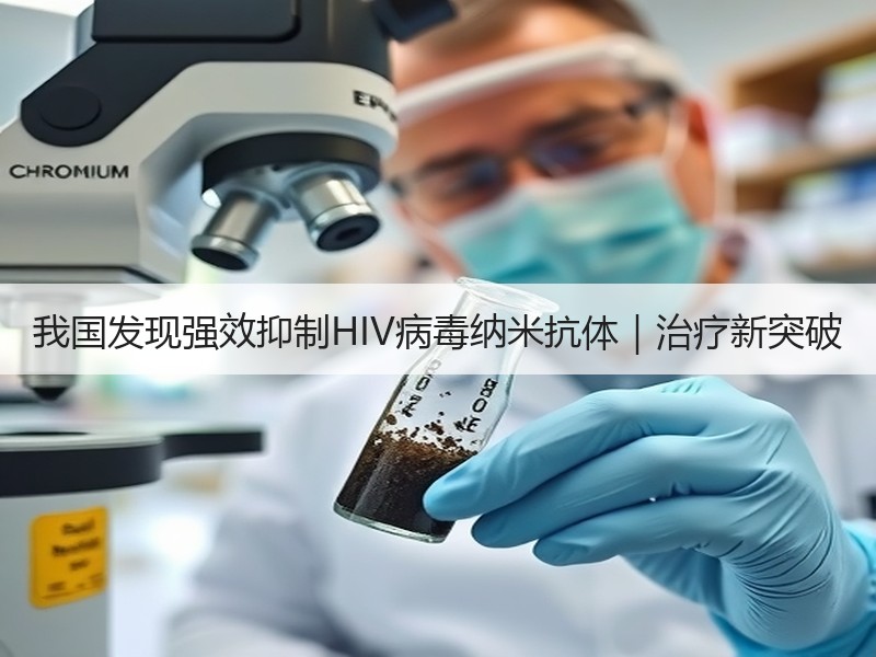 我国发现强效抑制HIV病毒纳米抗体｜治疗新突破