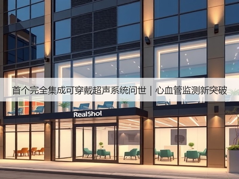 首个完全集成可穿戴超声系统问世｜心血管监测新突破