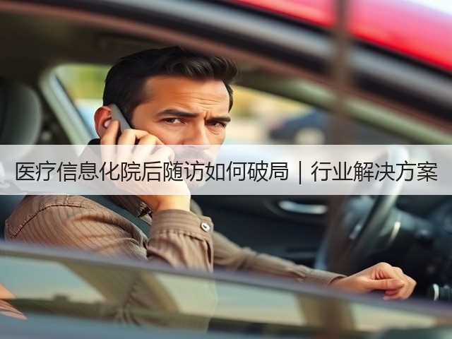 医疗信息化院后随访如何破局|行业解决方案(图1) 医疗信息化院后随访如何破局|行业解决方案(图1)