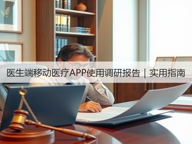 医生端移动医疗APP使用调研报告｜实用指南(图2)