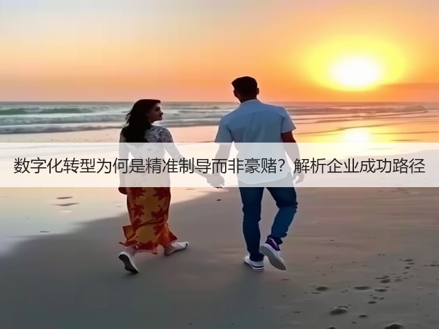 数字化转型为何是精准制导而非豪赌?解析企业成功路径(图2) 数字化转型为何是精准制导而非豪赌?解析企业成功路径(图2)