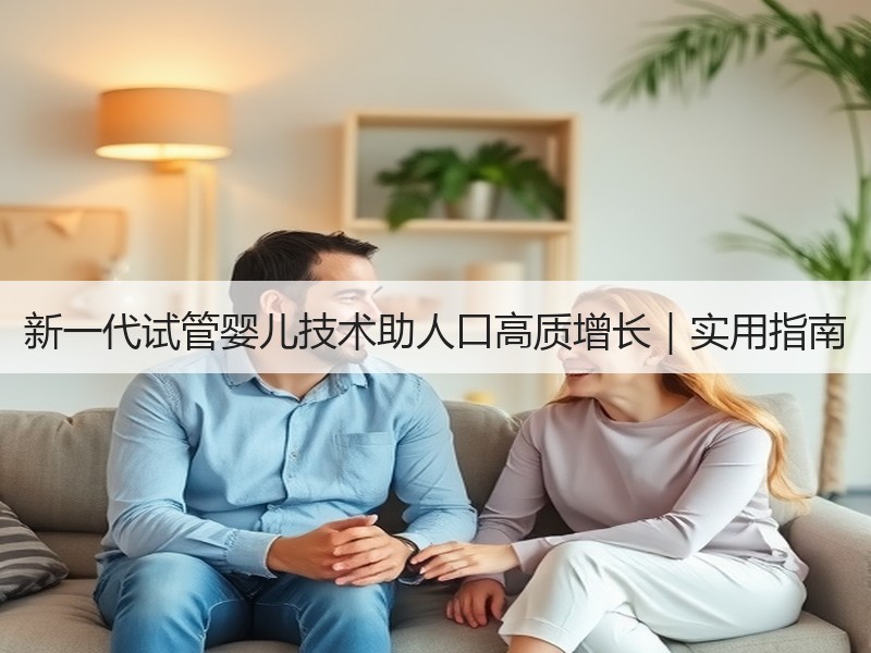 新一代试管婴儿技术助人口高质增长｜实用指南