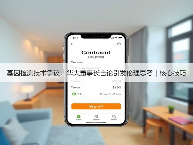 基因检测技术争议：华大董事长言论引发伦理思考｜核心技巧(图1)