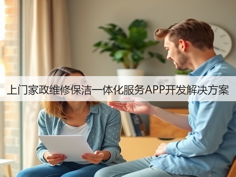 上门家政维修保洁一体化服务APP开发解决方案