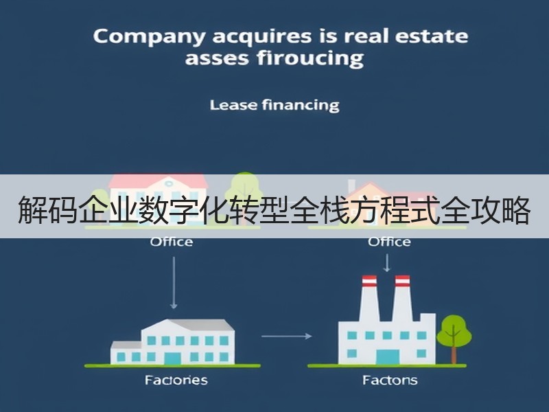 解码企业数字化转型全栈方程式全攻略