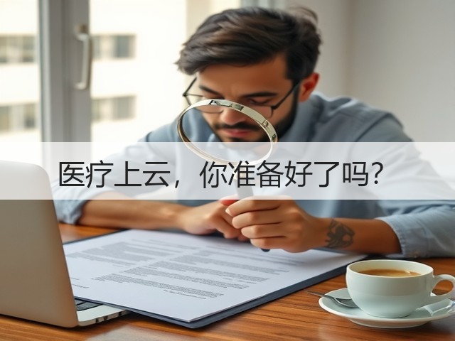 医疗上云,你准备好了吗?(图1) 医疗上云,你准备好了吗?(图1)