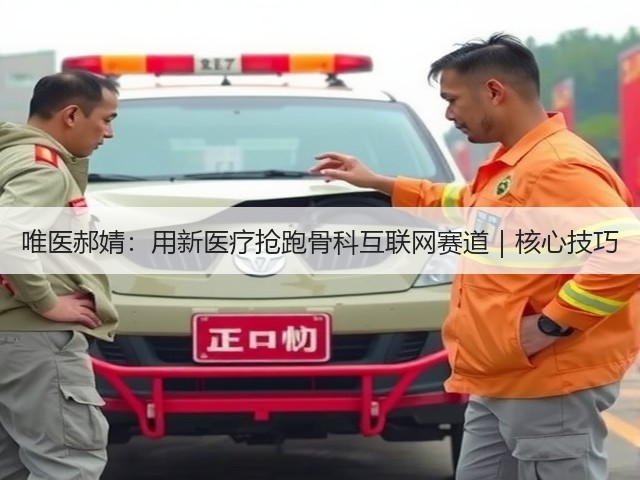 唯医郝婧:用新医疗抢跑骨科互联网赛道|核心技巧(图3) 唯医郝婧:用新医疗抢跑骨科互联网赛道|核心技巧(图3)