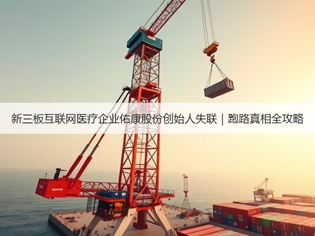 新三板互联网医疗企业佑康股份创始人失联|跑路真相全攻略(图2) 新三板互联网医疗企业佑康股份创始人失联|跑路真相全攻略(图2)