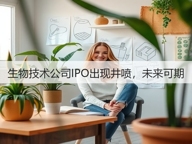 生物技术公司IPO出现井喷，未来可期