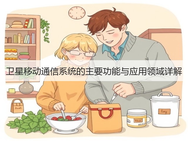卫星移动通信系统的主要功能与应用领域详解(图2)