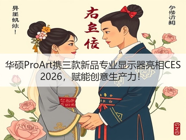 华硕ProArt携三款新品专业显示器亮相CES 2026，赋能创意生产力！(图3)