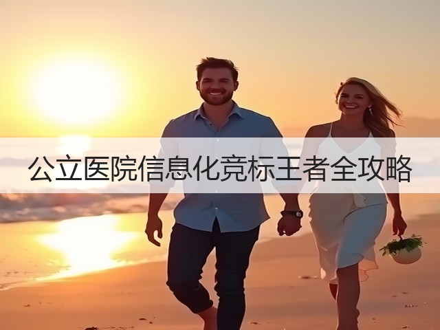 公立医院信息化竞标王者全攻略(图2) 公立医院信息化竞标王者全攻略(图2)