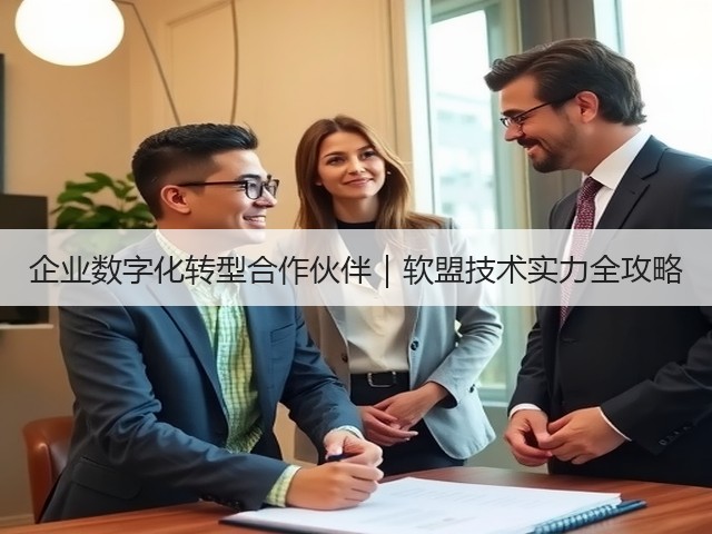 企业数字化转型合作伙伴|软盟技术实力全攻略(图1) 企业数字化转型合作伙伴|软盟技术实力全攻略(图1)