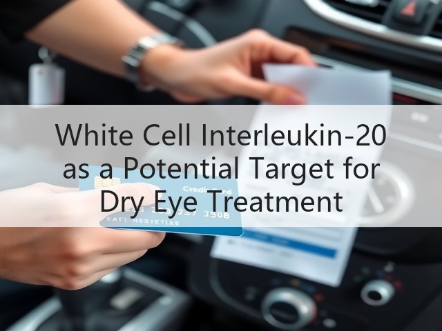 White Cell Interleukin-20 as a Potential Target for Dry Eye Treatment(图2) White Cell Interleukin-20 as a Potential Target for Dry Eye Treatment(图2)