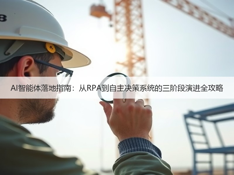 AI智能体落地指南：从RPA到自主决策系统的三阶段演进全攻略