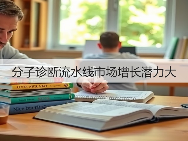 分子诊断流水线市场增长潜力大(图3) 分子诊断流水线市场增长潜力大(图3)