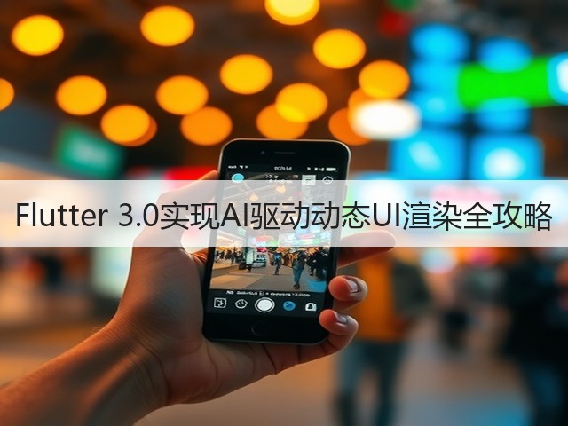 Flutter 3.0实现AI驱动动态UI渲染全攻略(图3)
